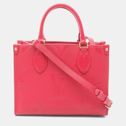 Louis Vuitton: Розовая сумка-шоппер 