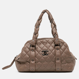Chanel: Коричневая сумка 