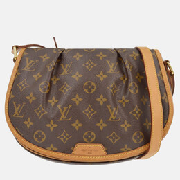 Louis Vuitton: Коричневая сумка 