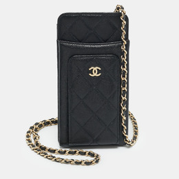 Chanel: Чёрная сумка через плечо 