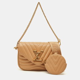 Louis Vuitton: Бежеві сумки  Pochette