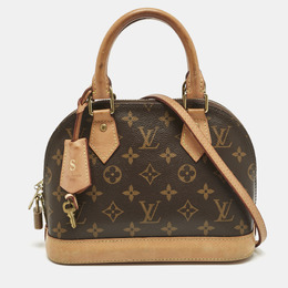 Louis Vuitton: Коричневі сумки  Alma BB