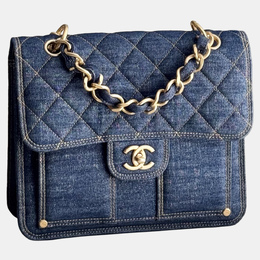 Chanel: Голубой рюкзак 