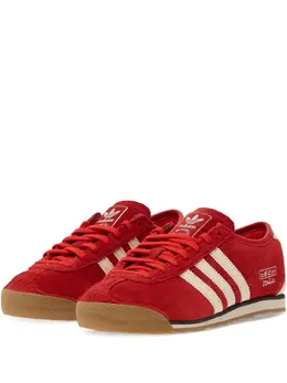 adidas: Красные кроссовки  Suede
