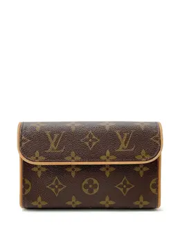 Louis Vuitton Pre-Owned: Коричневая поясная сумка 