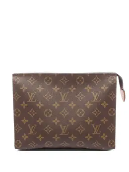Louis Vuitton Pre-Owned: Коричневый клатч 