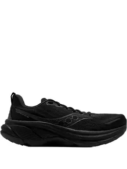 Saucony: Чёрные кроссовки 