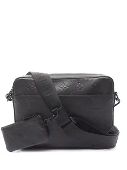 Louis Vuitton Pre-Owned: Чёрная сумка через плечо 