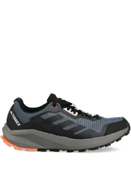 adidas: Голубые кроссовки  Terrex