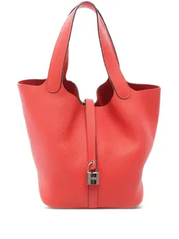 Hermès Pre-Owned: Красная сумка-шоппер 