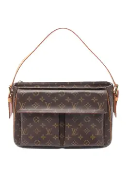 Louis Vuitton Pre-Owned: Коричневая сумка 