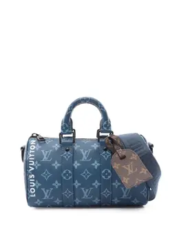 Louis Vuitton Pre-Owned: Голубая сумка 