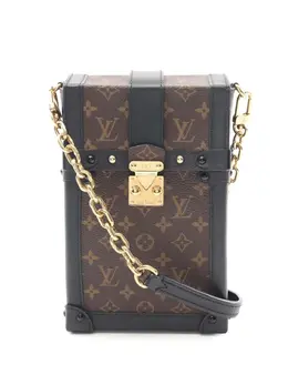 Louis Vuitton Pre-Owned: Чёрная сумка через плечо 