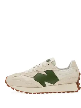 New Balance: Бежевые кроссовки  327