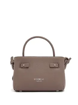 Emporio Armani: Бежевая сумка 