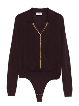 Elisabetta Franchi: Красный боди 