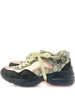 Gucci Pre-Owned: Бежевые кроссовки 