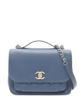 CHANEL Pre-Owned: Синяя сумка 