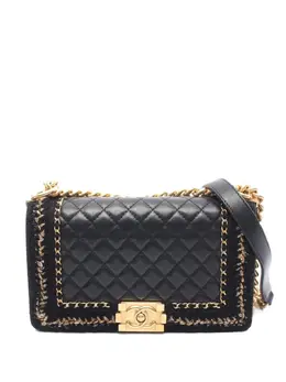 CHANEL Pre-Owned: Чёрная сумка 