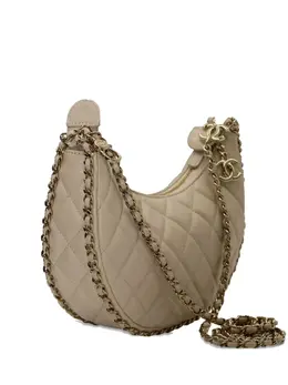 CHANEL Pre-Owned: Бежевая сумка 