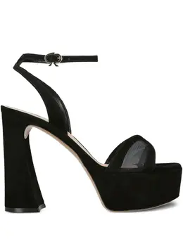 Gianvito Rossi: Чёрные сандалии 
