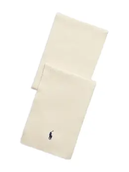 Polo Ralph Lauren: Белый шарф 