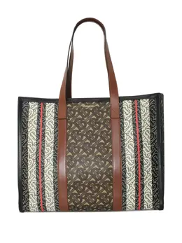 Burberry Pre-Owned: Коричневая сумка-шоппер 
