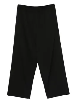 Balenciaga: Чёрные брюки 