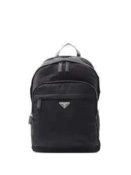 Prada Pre-Owned: Чёрный рюкзак 