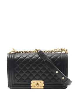 CHANEL Pre-Owned: Чёрная сумка 