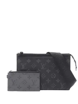 Louis Vuitton Pre-Owned: Чёрный кошелёк 