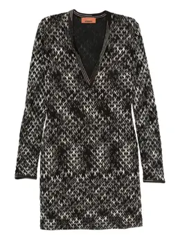 Missoni: Платье с v-образным вырезом 