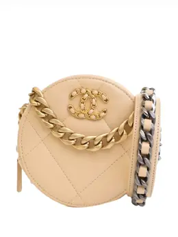 CHANEL Pre-Owned: Коричневый клатч 