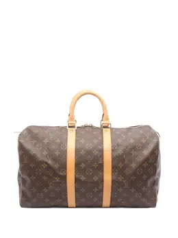 Louis Vuitton Pre-Owned: Коричневая сумка-шоппер 