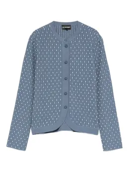 Emporio Armani: Голубой кардиган 