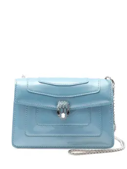 Bvlgari Pre-Owned: Голубая сумка через плечо 