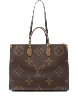 Louis Vuitton Pre-Owned: Коричневая сумка-шоппер 
