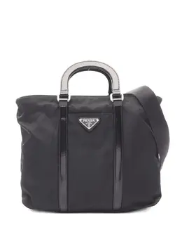 Prada Pre-Owned: Чёрная сумка-шоппер 