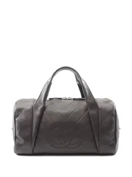 CHANEL Pre-Owned: Тёмная сумка-шоппер 