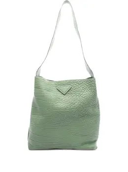 Prada Pre-Owned: Зелёная сумка 