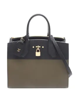 Louis Vuitton Pre-Owned: Зелёная сумка-шоппер 