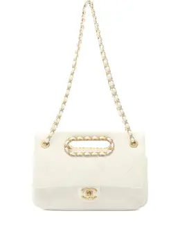 CHANEL Pre-Owned: Белая сумка 