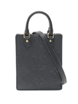Louis Vuitton Pre-Owned: Чёрная сумка-шоппер 