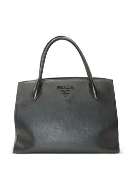 Prada Pre-Owned: Чёрная сумка-шоппер 