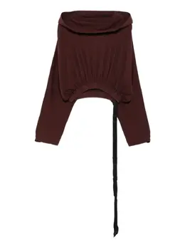 Rick Owens DRKSHDW: Тёмная толстовка 