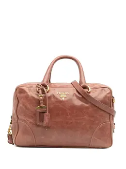 Prada Pre-Owned: Розовая сумка 