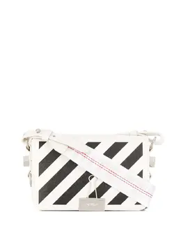 Off-White: Сумка через плечо  Diagonal в полоску