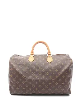 Louis Vuitton Pre-Owned: Коричневая дорожная сумка 