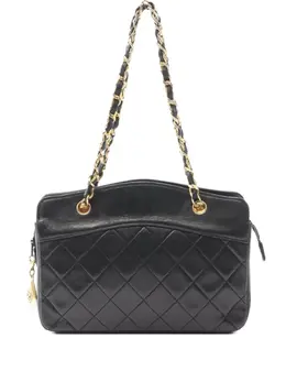 CHANEL Pre-Owned: Чёрная сумка 