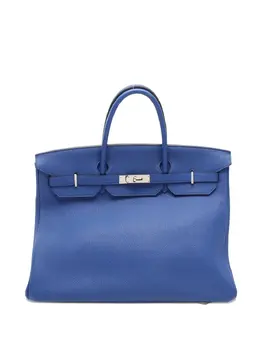 Hermès Pre-Owned: Голубая сумка-шоппер 